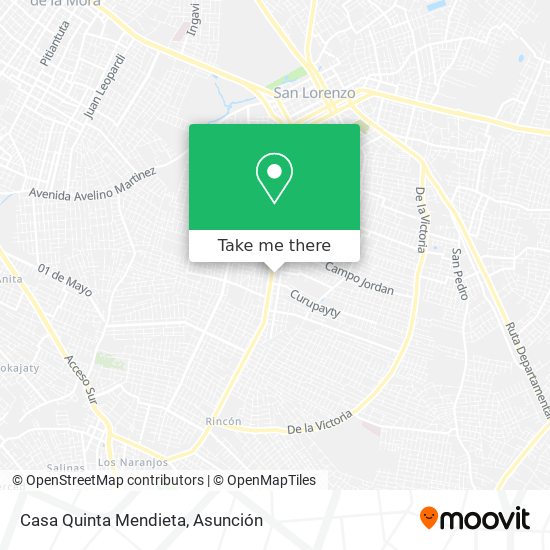 Casa Quinta Mendieta map