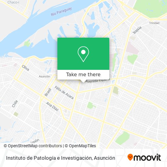 Instituto de Patología e Investigación map