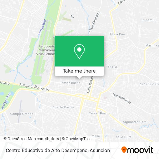 Centro Educativo de Alto Desempeño map