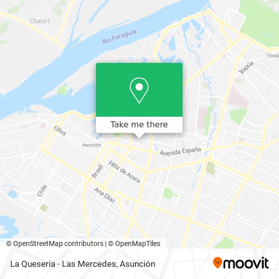 Mapa de La Queseria - Las Mercedes