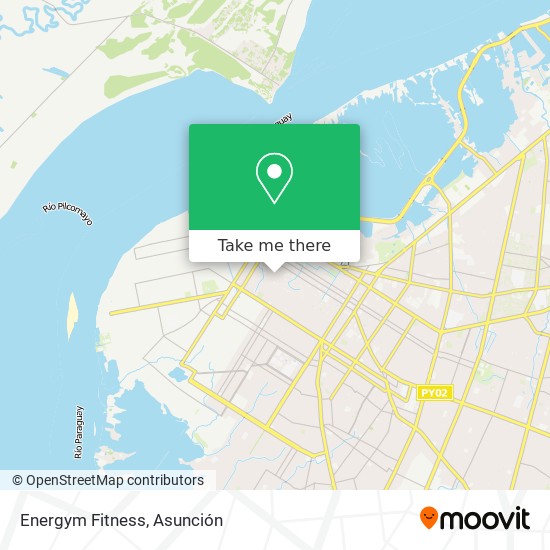 Energym Fitness map