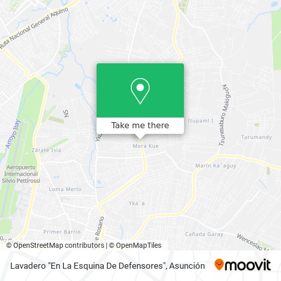 Mapa de Lavadero "En La Esquina De Defensores"