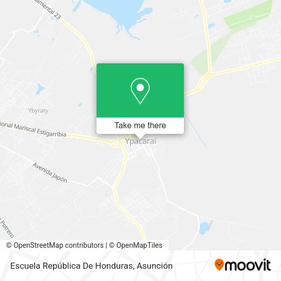 Escuela República De Honduras map