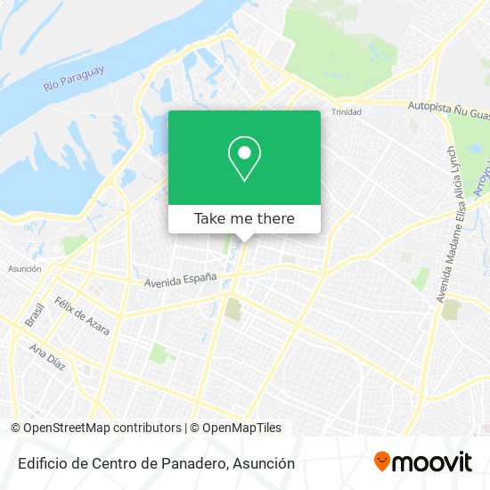 Mapa de Edificio de Centro de Panadero