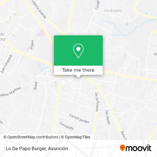 Mapa de Lo De Papo Burger