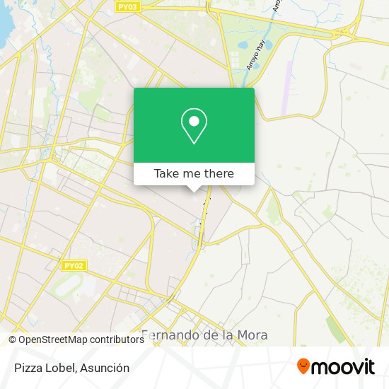 Pizza Lobel map