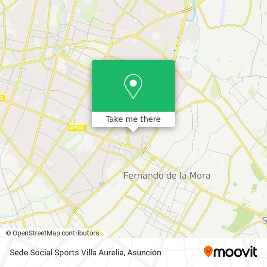 Sede Social Sports Villa Aurelia map