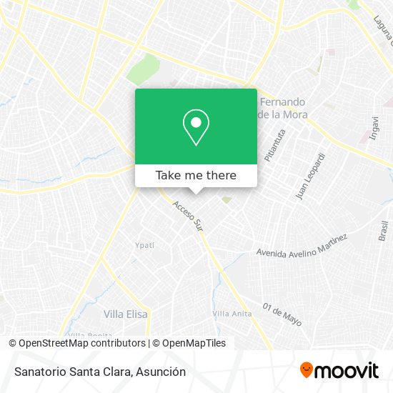 Sanatorio Santa Clara map