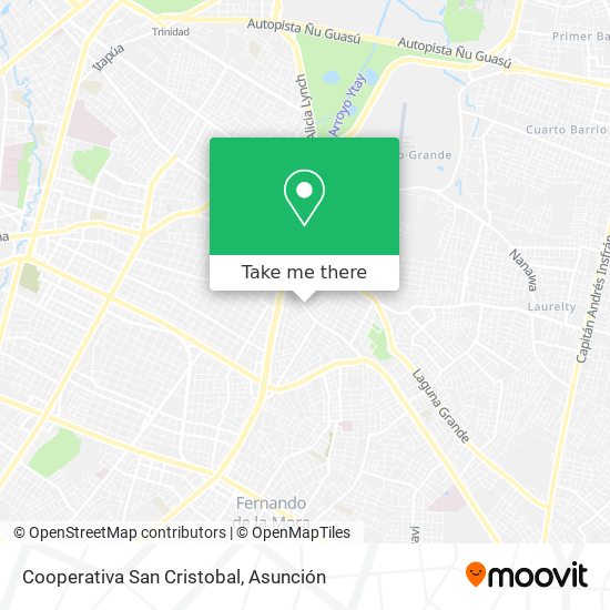 Cooperativa San Cristobal map