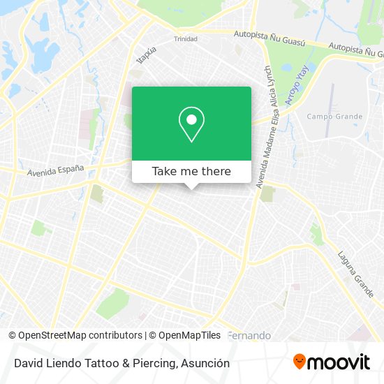 David Liendo Tattoo & Piercing map