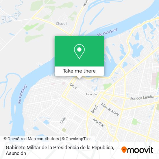 Gabinete Militar de la Presidencia de la República map