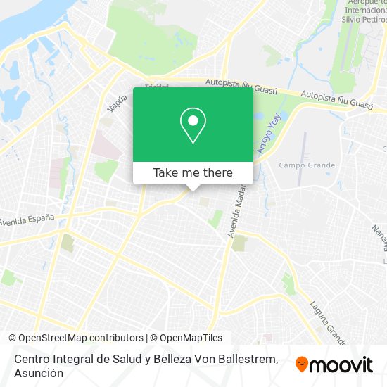 Mapa de Centro Integral de Salud y Belleza Von Ballestrem