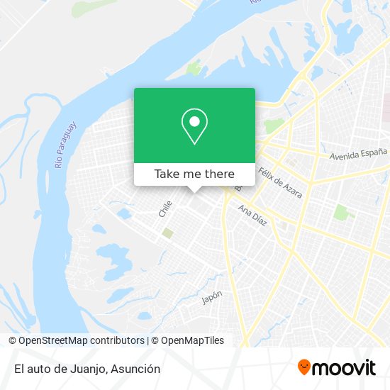 El auto de Juanjo map