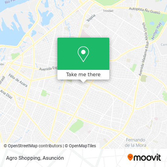 Mapa de Agro Shopping