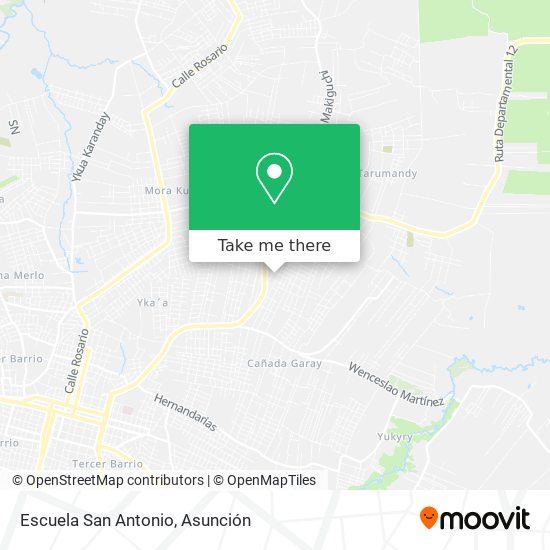 Mapa de Escuela San Antonio