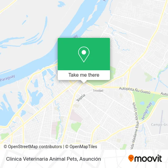 Clinica Veterinaria Animal Pets map