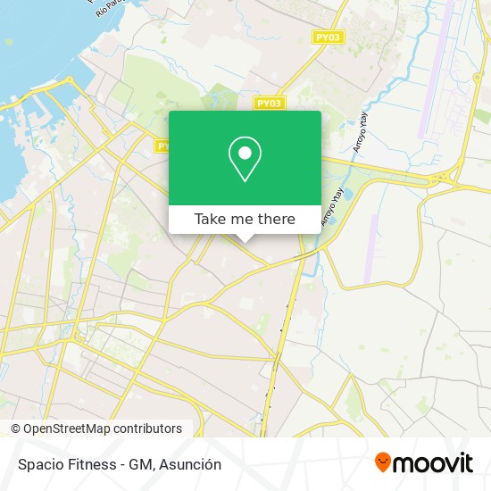 Spacio Fitness - GM map