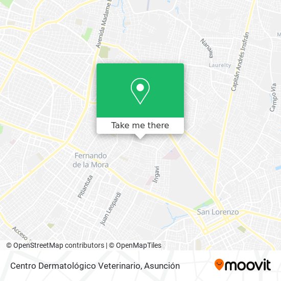 Mapa de Centro Dermatológico Veterinario