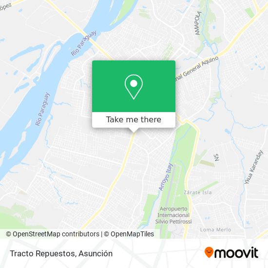 Mapa de Tracto Repuestos