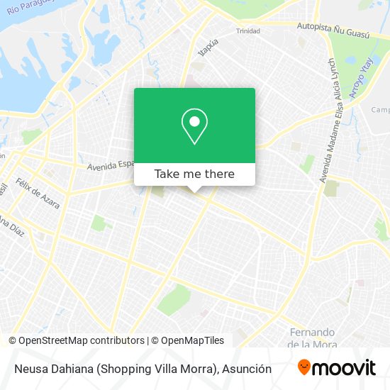 Mapa de Neusa Dahiana (Shopping Villa Morra)
