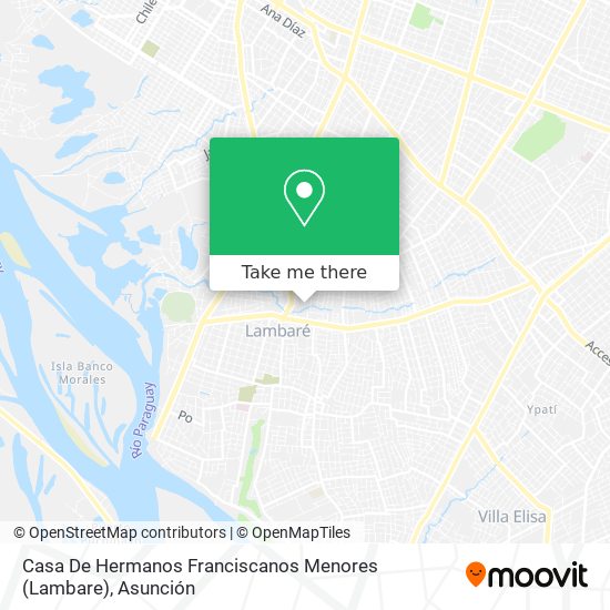 Mapa de Casa De Hermanos Franciscanos Menores (Lambare)