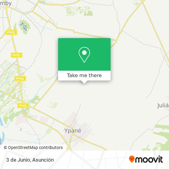 Mapa de 3 de Junio