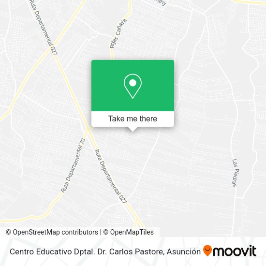 Mapa de Centro Educativo Dptal. Dr. Carlos Pastore