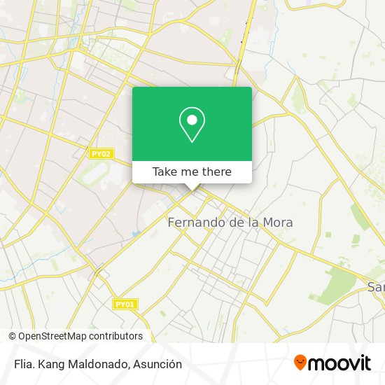 Flia. Kang Maldonado map