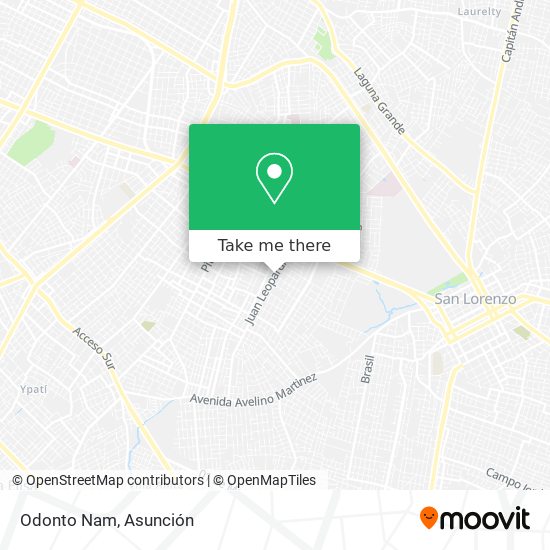 Mapa de Odonto Nam