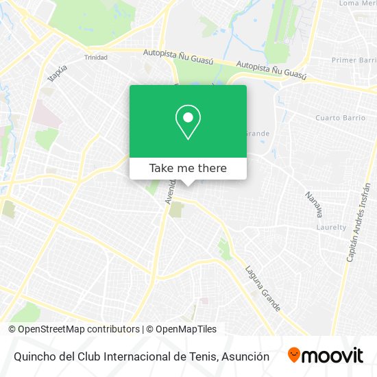 Quincho del Club Internacional de Tenis map