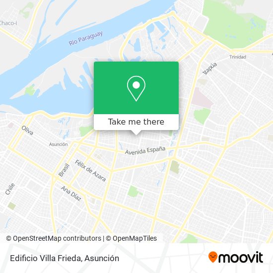 Mapa de Edificio Villa Frieda