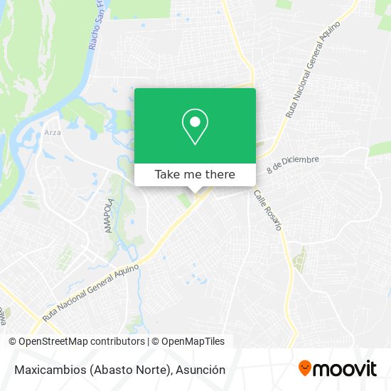 Mapa de Maxicambios  (Abasto Norte)