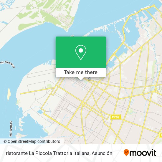 ristorante La Piccola Trattoria Italiana map