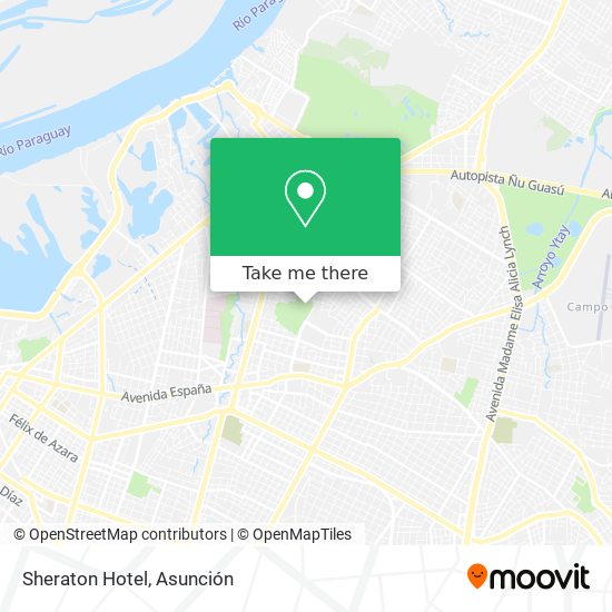 Mapa de Sheraton Hotel