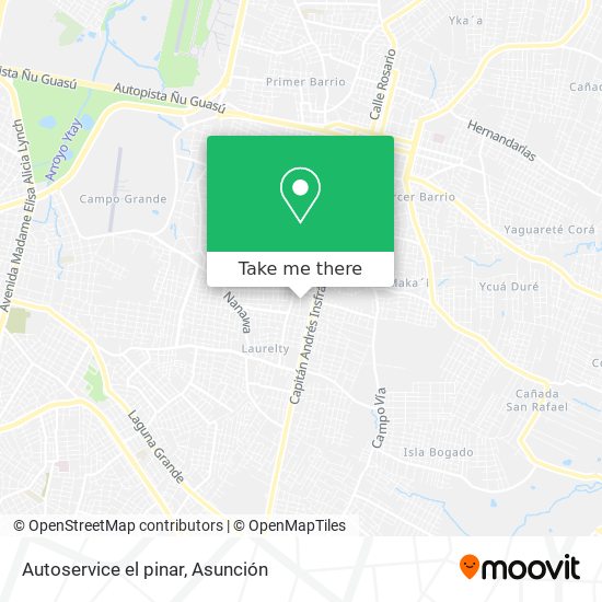 Autoservice el pinar map