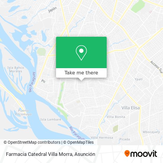 Mapa de Farmacia Catedral Villa Morra