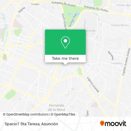 Spacio1 Sta Teresa map