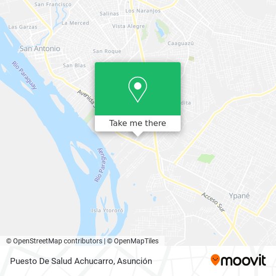 Puesto De Salud Achucarro map