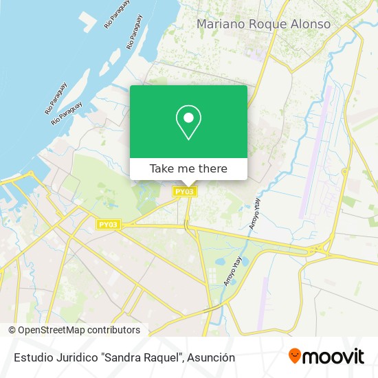 Estudio Juridico "Sandra Raquel" map