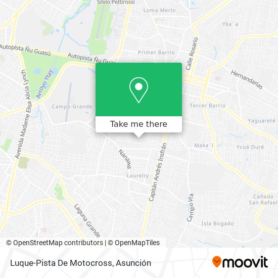 Luque-Pista De Motocross map