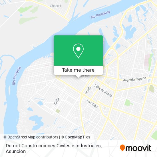 Dumot Construcciones Civiles e Industriales map