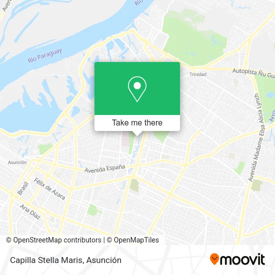Capilla Stella Maris map