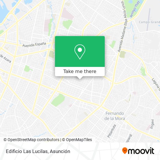 Mapa de Edificio Las Lucilas