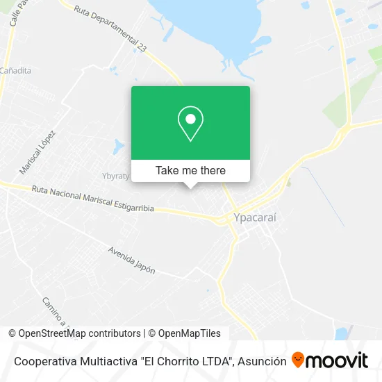 Cooperativa Multiactiva "El Chorrito LTDA" map