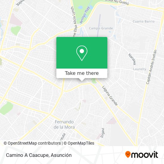 Mapa de Camino A Caacupe