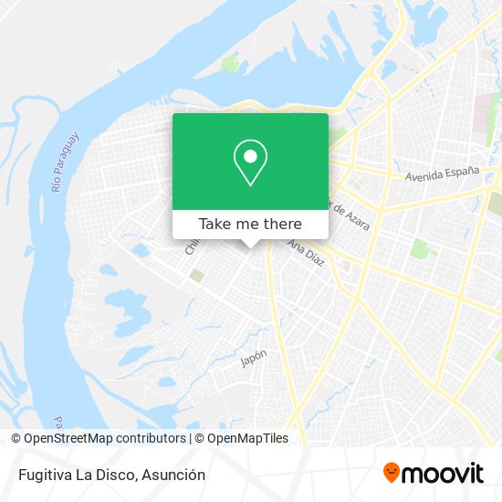 Mapa de Fugitiva La Disco