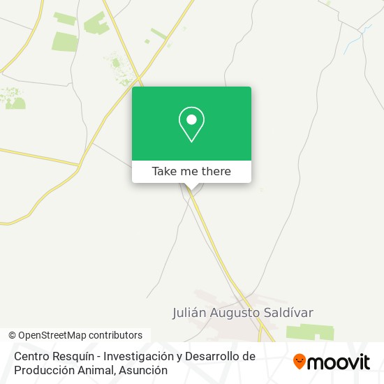 Centro Resquín - Investigación y Desarrollo de Producción Animal map