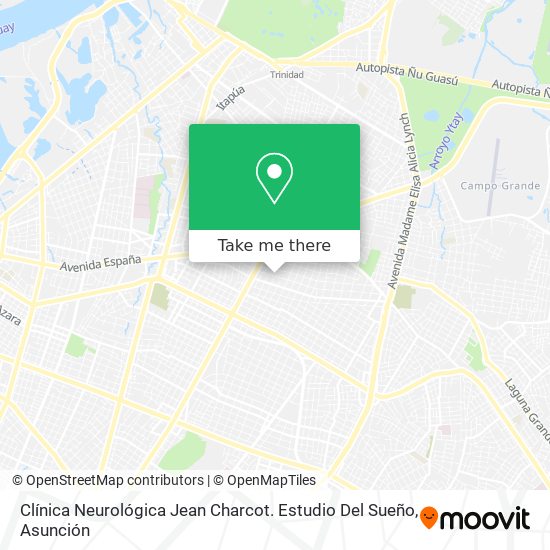 Mapa de Clínica Neurológica Jean Charcot. Estudio Del Sueño