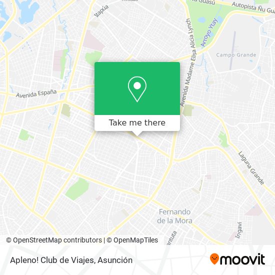 Apleno! Club de Viajes map