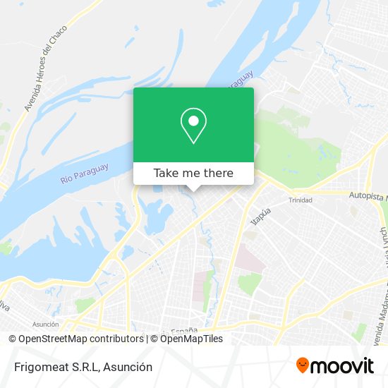 Mapa de Frigomeat S.R.L